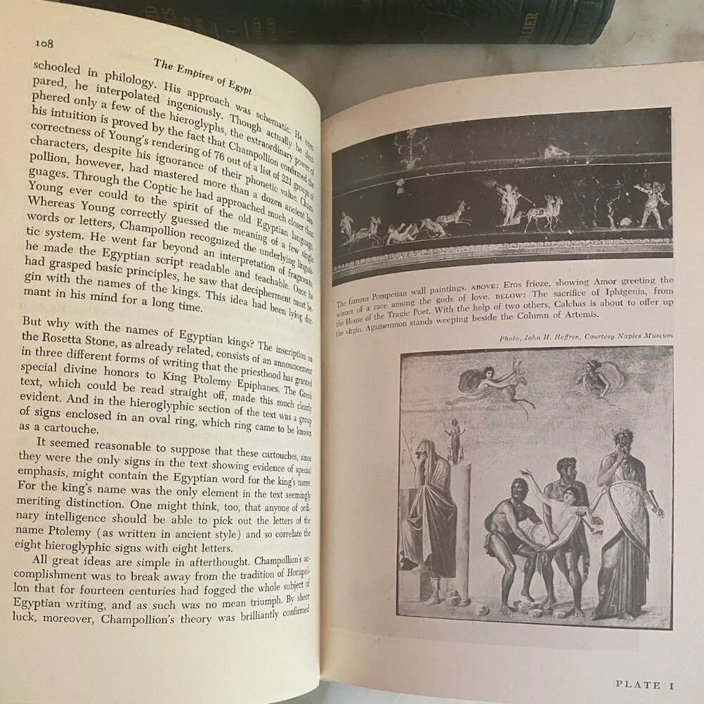 Vintage Gods Graves & Scholars Archaeology History Knoff C. W. Cream Book - Picture 9 of 11